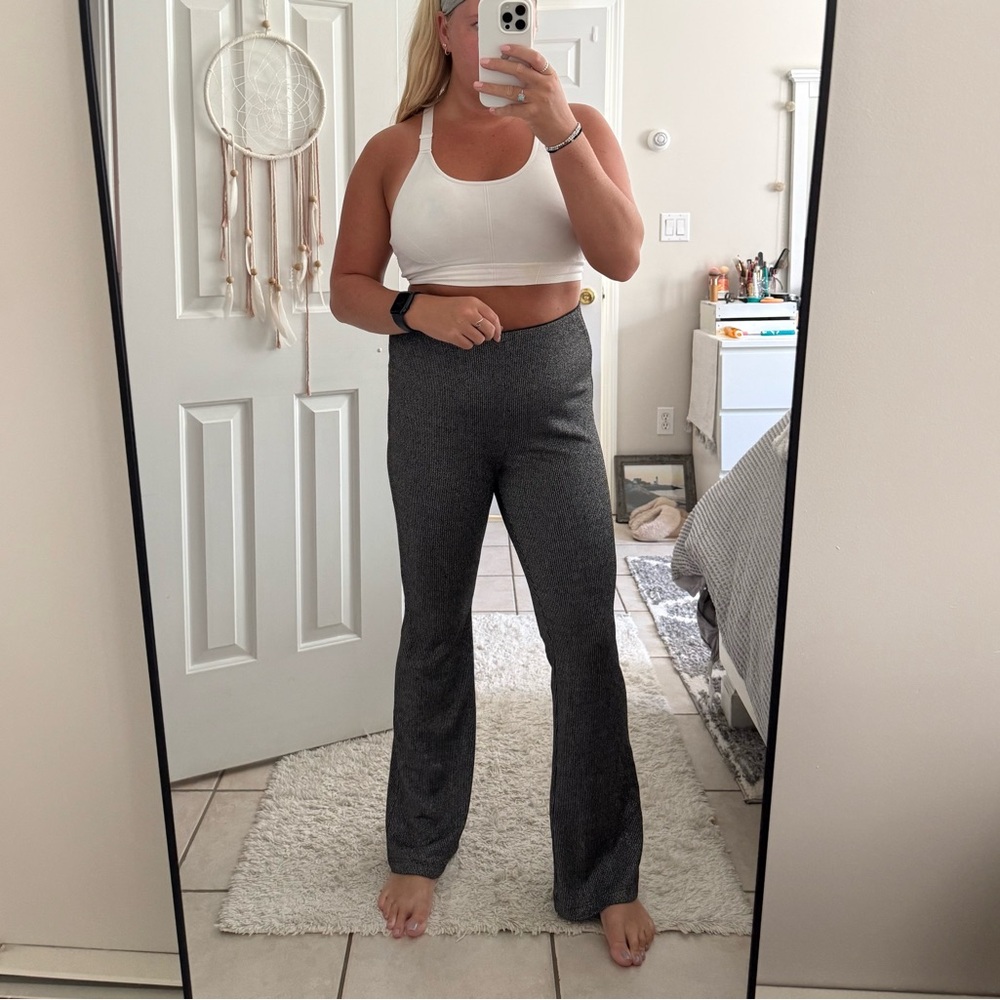 Old Navy Gray Boot Cut Flare Pants
